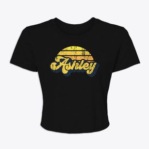 Ashley Illinois Sublime Sunset Women's Crop Top