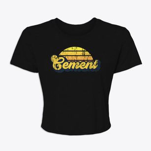 Cement Oklahoma Sublime Sunset Women's Crop Top