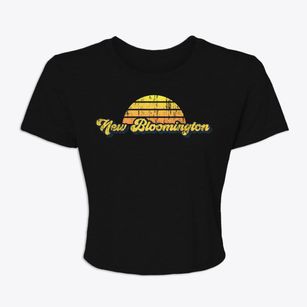 New Bloomington Ohio Sublime Sunset Women's Crop Top