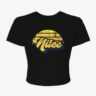 Niles Ohio Sublime Sunset Women's Crop Top
