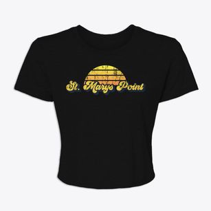 St. Marys Point Minnesota Sublime Sunset Women's Crop Top