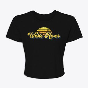 Wells River Vermont Sublime Sunset Women's Crop Top