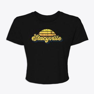 Stacyville Maine Sublime Sunset Women's Crop Top
