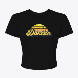 Duncan Nebraska Sublime Sunset Women's Crop Top