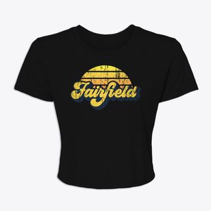 Fairfield Nebraska Sublime Sunset Women's Crop Top