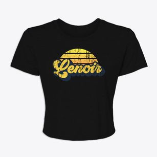 Lenoir North Carolina Sublime Sunset Women's Crop Top