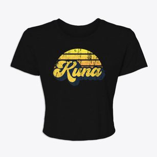 Kuna Idaho Sublime Sunset Women's Crop Top