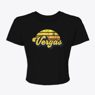 Vergas Minnesota Sublime Sunset Women's Crop Top