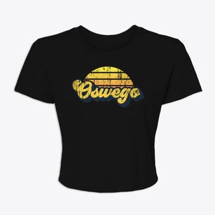 Oswego New York Sublime Sunset Women's Crop Top