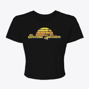 Bureau Junction Illinois Sublime Sunset Women's Crop Top
