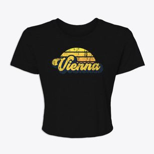 Vienna Maryland Sublime Sunset Women's Crop Top