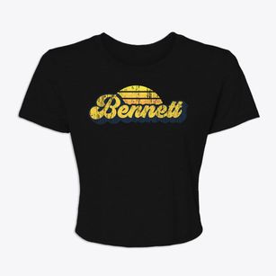 Bennett North Carolina Sublime Sunset Women's Crop Top