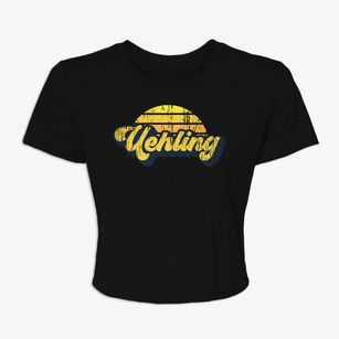 Uehling Nebraska Sublime Sunset Women's Crop Top