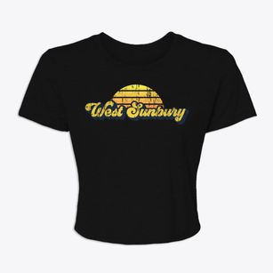 West Sunbury Pennsylvania Sublime Sunset Women's Crop Top