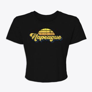 Napeague New York Sublime Sunset Women's Crop Top