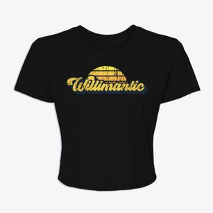 Willimantic Maine Sublime Sunset Women's Crop Top