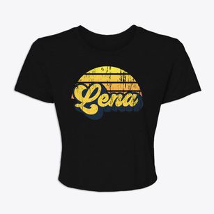 Lena Mississippi Sublime Sunset Women's Crop Top