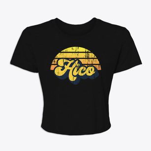Hico West Virginia Sublime Sunset Women's Crop Top