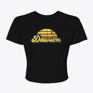 Dawson Iowa Sublime Sunset Women's Crop Top