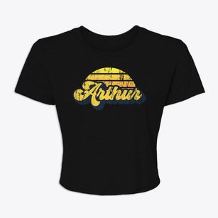 Arthur Nebraska Sublime Sunset Women's Crop Top