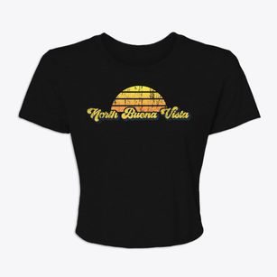 North Buena Vista Iowa Sublime Sunset Women's Crop Top