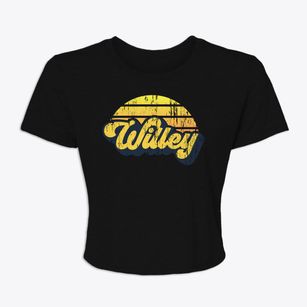 Willey Iowa Sublime Sunset Women's Crop Top