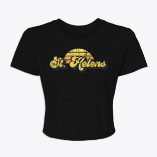 St. Helens Oregon Sublime Sunset Women's Crop Top