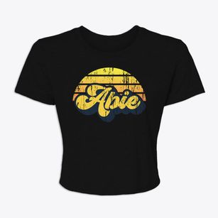 Abie Nebraska Sublime Sunset Women's Crop Top