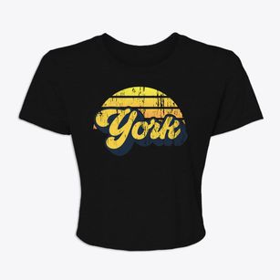York North Dakota Sublime Sunset Women's Crop Top