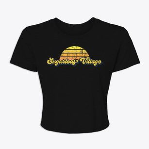 Sugarloaf Village California Sublime Sunset Women's Crop Top