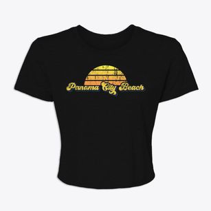 Panama City Beach Florida Sublime Sunset Women's Crop Top