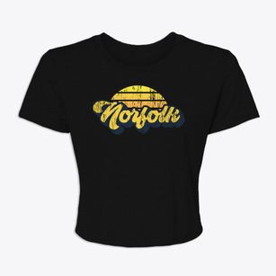 Norfolk Massachusetts Sublime Sunset Women's Crop Top