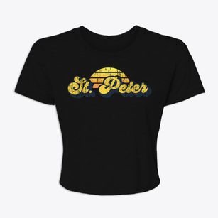 St. Peter Minnesota Sublime Sunset Women's Crop Top