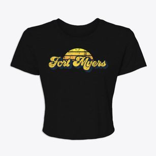 Fort Myers Florida Sublime Sunset Women's Crop Top