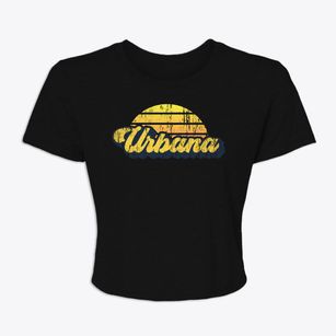 Urbana Maryland Sublime Sunset Women's Crop Top