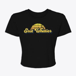 East Whittier California Sublime Sunset Women's Crop Top