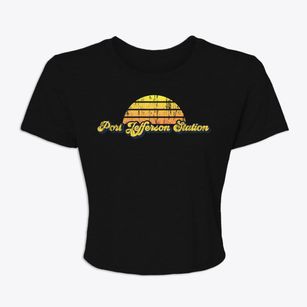 Port Jefferson Station New York Sublime Sunset Women's Crop Top