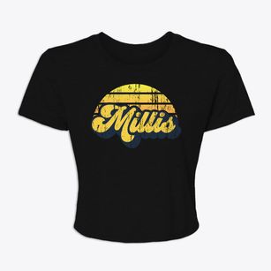 Millis Massachusetts Sublime Sunset Women's Crop Top
