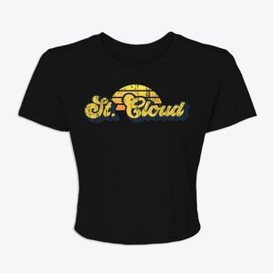 St. Cloud Minnesota Sublime Sunset Women's Crop Top