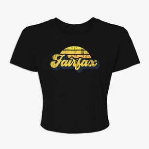 Fairfax California Sublime Sunset Women's Crop Top