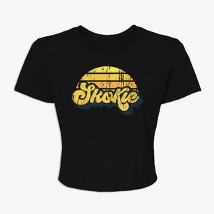 Skokie Illinois Sublime Sunset Women's Crop Top