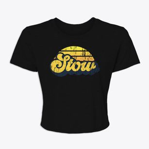 Stow Massachusetts Sublime Sunset Women's Crop Top