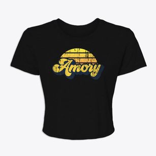 Amory Mississippi Sublime Sunset Women's Crop Top