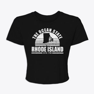  Rhode Island Sunset Women's Crop Top