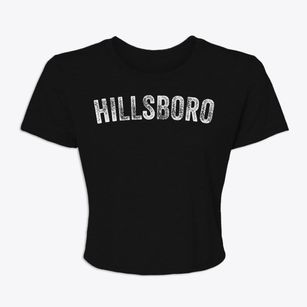 Hillsboro Illinois Timeless Retro Women's Crop Top