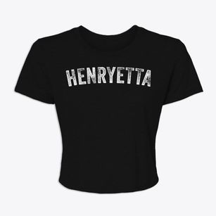 Henryetta Oklahoma Timeless Retro Women's Crop Top