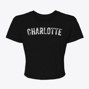 Charlotte Vermont Timeless Retro Women's Crop Top