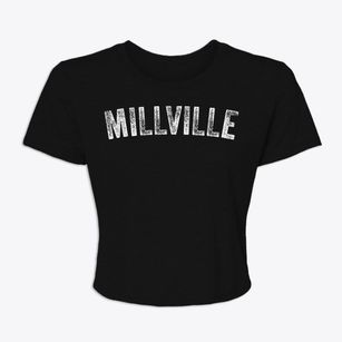 Millville Massachusetts Timeless Retro Women's Crop Top