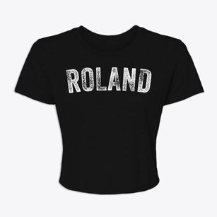 Roland Iowa Timeless Retro Women's Crop Top
