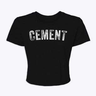 Cement Oklahoma Timeless Retro Women's Crop Top